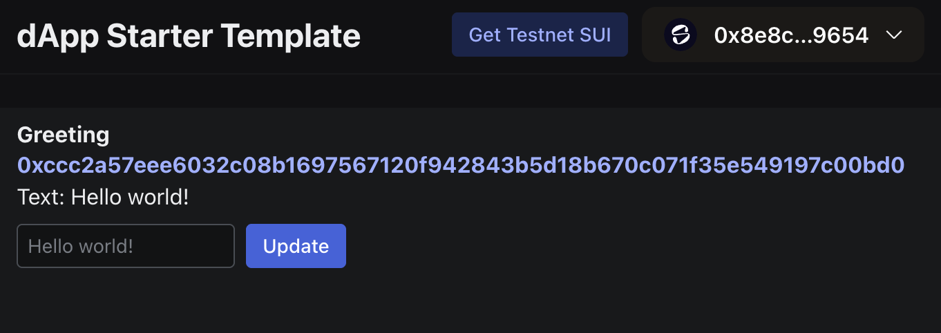 "Hello, World!" default greeting